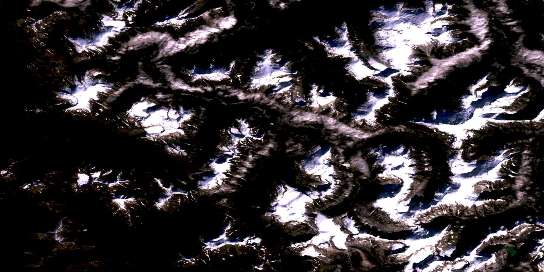 Air photo: Tezwa River Satellite Image map 093D13 at 1:50,000 Scale