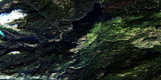 Air photo: Sigutlat Lake Satellite Image map 093D16 at 1:50,000 Scale