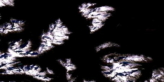Air photo: Tesla Lake Satellite Image map 093E02 at 1:50,000 Scale
