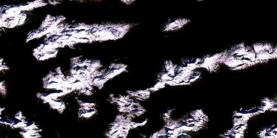Chikamin Mountain Satellite Map 093E06 at 1:50,000 scale - National Topographic System of Canada (NTS) - Orthophoto