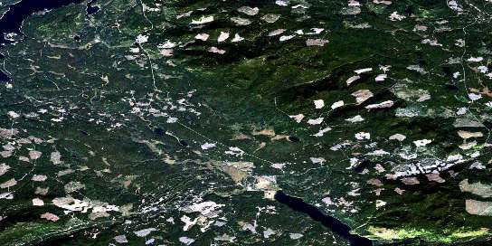 Air photo: Chedakuz Creek Satellite Image map 093F07 at 1:50,000 Scale