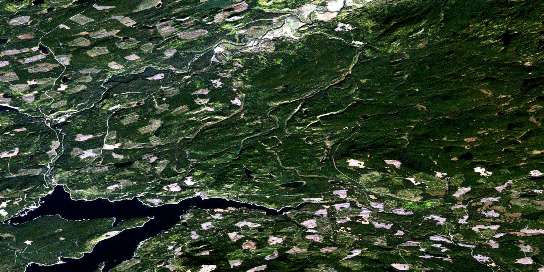 Air photo: Big Bend Creek Satellite Image map 093F10 at 1:50,000 Scale