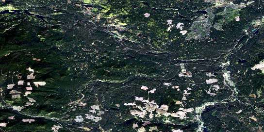 Air photo: Coglistiko River Satellite Image map 093G04 at 1:50,000 Scale