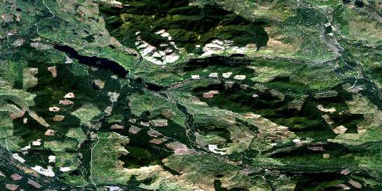 Air photo: Stony Lake Satellite Image map 093H05 at 1:50,000 Scale