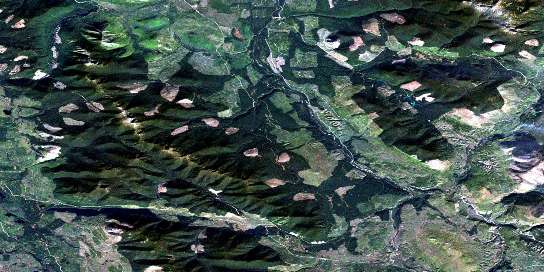 Air photo: Narrow Lake Satellite Image map 093H12 at 1:50,000 Scale
