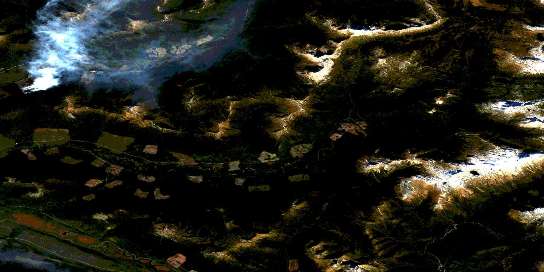 Air photo: Missinka River Satellite Image map 093I12 at 1:50,000 Scale