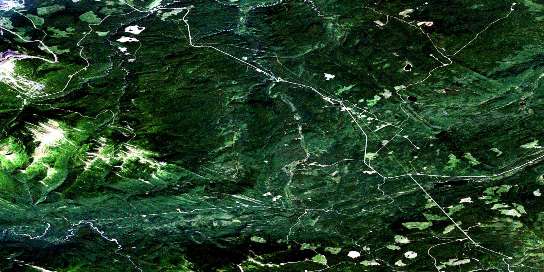 Air photo: Kinuseo Creek Satellite Image map 093I15 at 1:50,000 Scale
