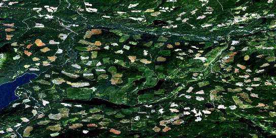 Air photo: Lamprey Creek Satellite Image map 093L03 at 1:50,000 Scale
