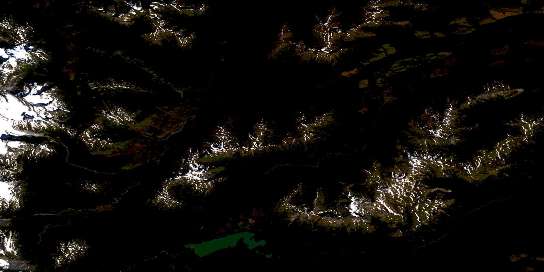 Air photo: Corona Peak Satellite Image map 093L04 at 1:50,000 Scale