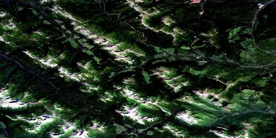 Air photo: Le Moray Creek Satellite Image map 093O08 at 1:50,000 Scale