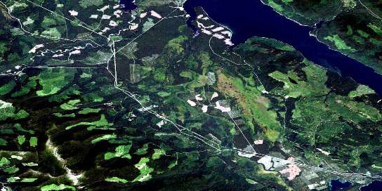 Air photo: Blackwater Creek Satellite Image map 093O12 at 1:50,000 Scale