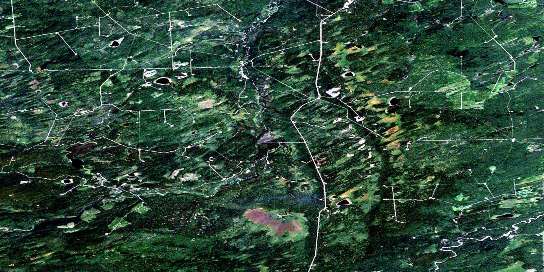 Air photo: Blackhawk Lake Satellite Image map 093P01 at 1:50,000 Scale
