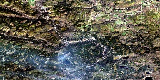 Air photo: Tupper Creek Satellite Image map 093P08 at 1:50,000 Scale