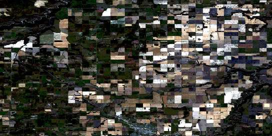Air photo: Dawson Creek Satellite Image map 093P16 at 1:50,000 Scale