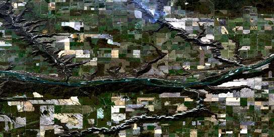 Shearer Dale Satellite Map 094A01 at 1:50,000 scale - National Topographic System of Canada (NTS) - Orthophoto