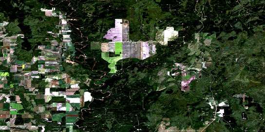 Air photo: Milligan Creek Satellite Image map 094A15 at 1:50,000 Scale