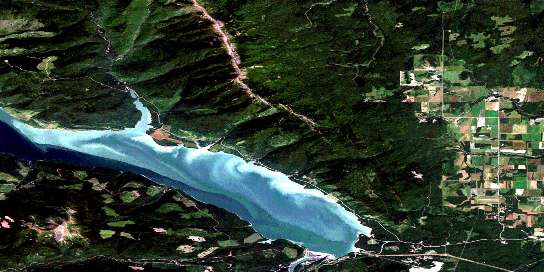 Air photo: Butler Ridge Satellite Image map 094B01 at 1:50,000 Scale