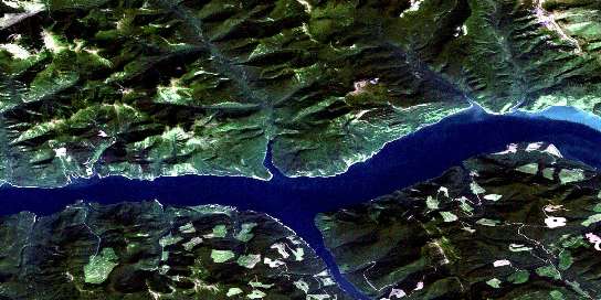 Air photo: Jones Peak Satellite Image map 094B02 at 1:50,000 Scale
