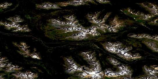 Air photo: Johanson Lake Satellite Image map 094D09 at 1:50,000 Scale