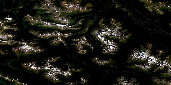 Air photo: Moosevale Creek Satellite Image map 094D10 at 1:50,000 Scale