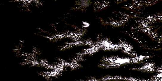 Air photo: Malloch Creek Satellite Image map 094D13 at 1:50,000 Scale