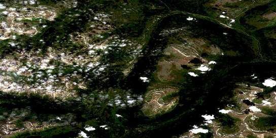 Air photo: Sturdee River Satellite Image map 094E03 at 1:50,000 Scale