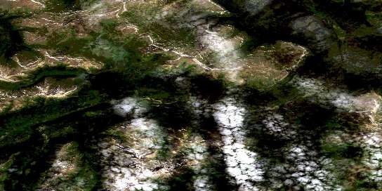 Air photo: Laslui Lake Satellite Image map 094E05 at 1:50,000 Scale