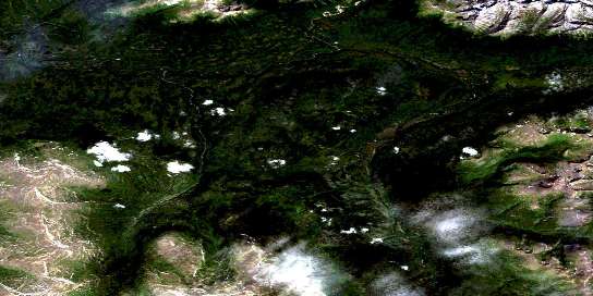 Air photo: Spruce Hill Satellite Image map 094E12 at 1:50,000 Scale
