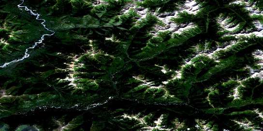 No Title Satellite Map 094F02 at 1:50,000 scale - National Topographic System of Canada (NTS) - Orthophoto
