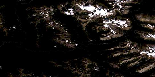 Ipec Lake Satellite Map 094F10 at 1:50,000 scale - National Topographic System of Canada (NTS) - Orthophoto