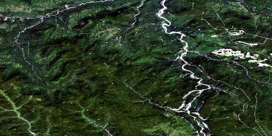 Donnie Creek Satellite Map 094G09 at 1:50,000 scale - National Topographic System of Canada (NTS) - Orthophoto