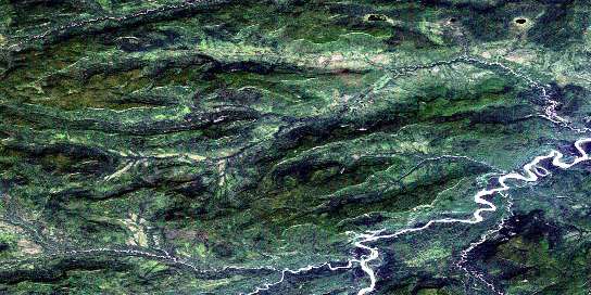 Boat Creek Satellite Map 094G16 at 1:50,000 scale - National Topographic System of Canada (NTS) - Orthophoto
