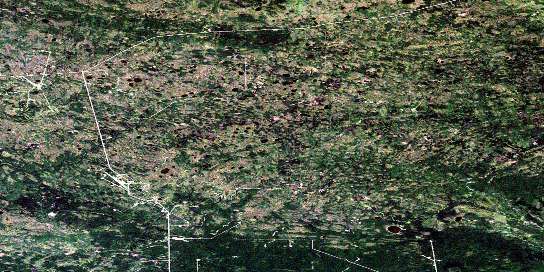 Air photo: Lichen Creek Satellite Image map 094I14 at 1:50,000 Scale