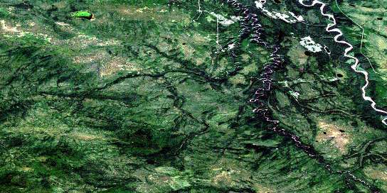 Air photo: Klua Creek Satellite Image map 094J08 at 1:50,000 Scale