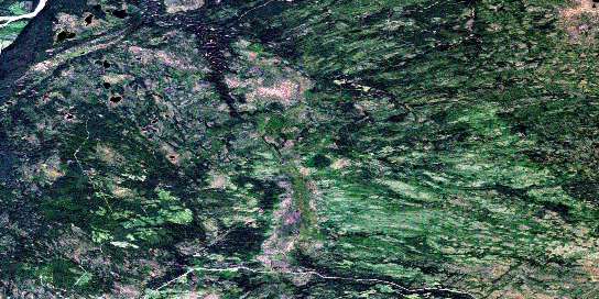 Air photo: Chuatse Creek Satellite Image map 094J16 at 1:50,000 Scale