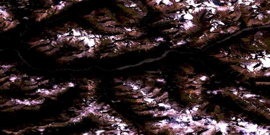 Air photo: Churchill Peak Satellite Image map 094K03 at 1:50,000 Scale