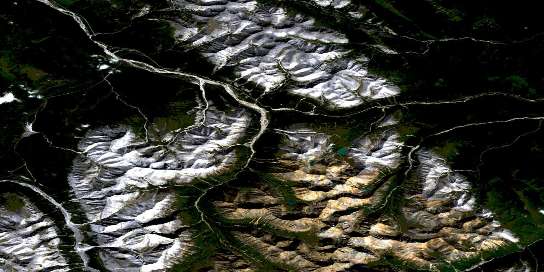 Air photo: Mount St George Satellite Image map 094K10 at 1:50,000 Scale