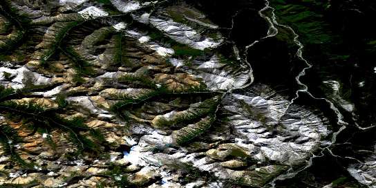 Air photo: Yedhe Mountain Satellite Image map 094K11 at 1:50,000 Scale
