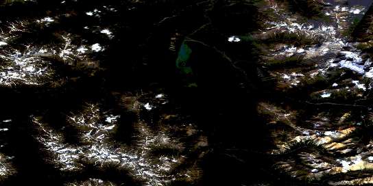 Air photo: Yedhe Creek Satellite Image map 094K12 at 1:50,000 Scale