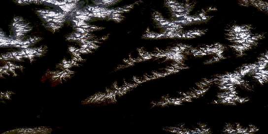 No Title Satellite Map 094L04 at 1:50,000 scale - National Topographic System of Canada (NTS) - Orthophoto
