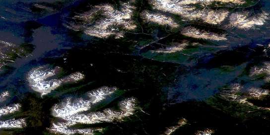 Air photo: Denetiah Lake Satellite Image map 094L06 at 1:50,000 Scale