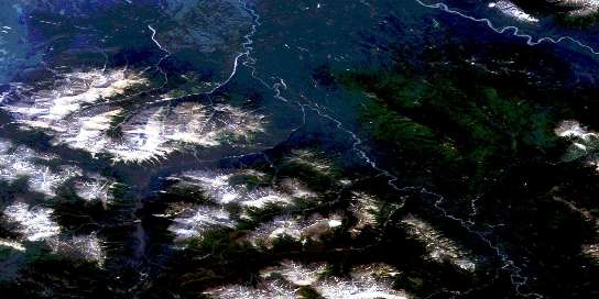 Air photo: Paddy Creek Satellite Image map 094L07 at 1:50,000 Scale