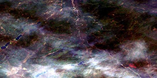Air photo: Gemini Lakes Satellite Image map 094M06 at 1:50,000 Scale