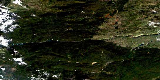 Air photo: Shaw Creek Satellite Image map 094M15 at 1:50,000 Scale