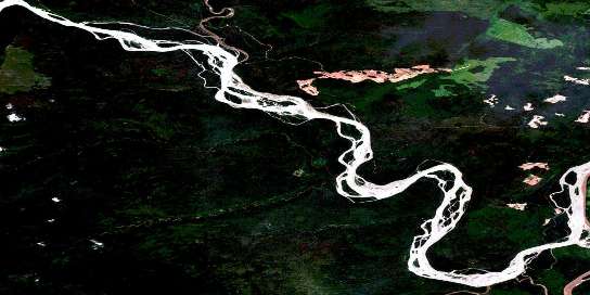 Air photo: Catkin Creek Satellite Image map 094N09 at 1:50,000 Scale