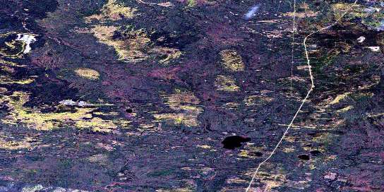Air photo: Tsinhia Lake Satellite Image map 094O11 at 1:50,000 Scale