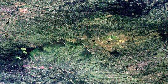 Air photo: Komie Creek Satellite Image map 094P05 at 1:50,000 Scale