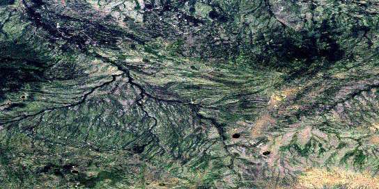 Air photo: Thetlaandoa Creek Satellite Image map 094P06 at 1:50,000 Scale