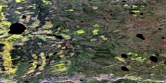 Air photo: Lake Bovie Satellite Image map 095B02 at 1:50,000 Scale