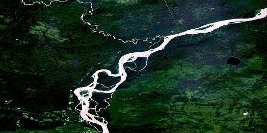 Air photo: Betalamea Lake Satellite Image map 095B04 at 1:50,000 Scale